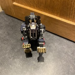 Vintage 2002 Zoids Black Liger Zero Action Figure Robot Lion Tiger