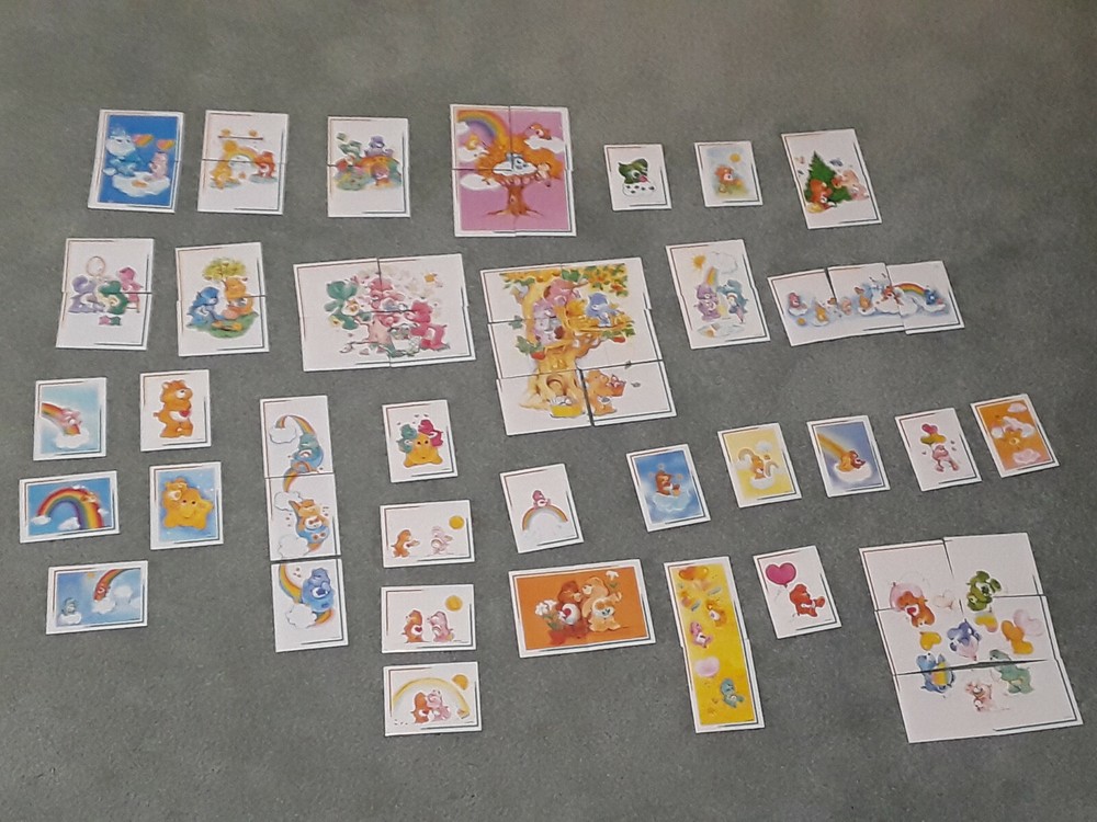 SUPER RARE VINTAGE CARE BEARS STICKERS FROM ITALY 1994: YOU CHOOSE: #’s 1-57
