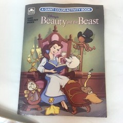 Vintage Golden – Disney 1991 Beauty & the Beast & 1993 Snow White Coloring Book