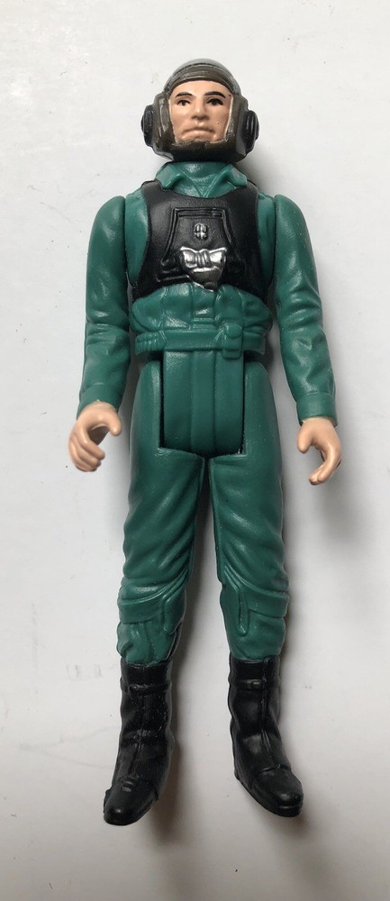 TIGHT JOINTS! 1984 Vintage Star Wars A Wing Pilot LAST 17 POTF Action Figure