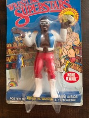WWF LJN Wrestling Superstars Koko B Ware MOC Figure w/ Case Seal Issue WWE