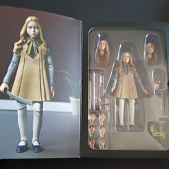 Megan M3GAN Ultimate Action Figure w/ Alt Head, Hands, Gun, Knife