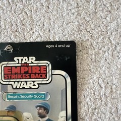 STAR WARS TESB Bespin Security Guard Unpunched 1982 KENNER 48 Back