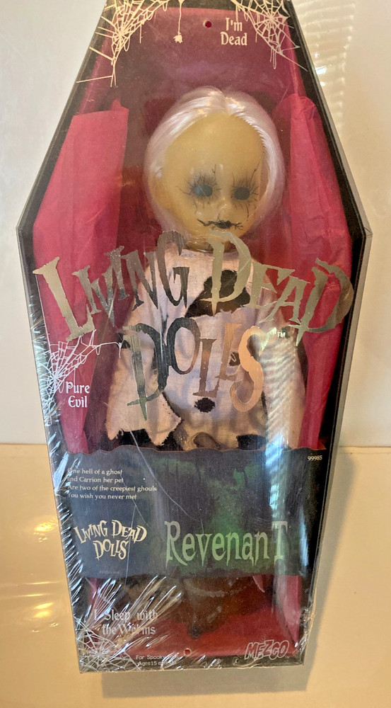 Living Dead Dolls Revenant 2000 Glow in Dark Mezco Toys Sealed New Coffin Box