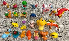 Pokemon Figure Lot 29 Pikachu Mew Bulbasaur Psyduck Sylveon Ho-Oh Infernape