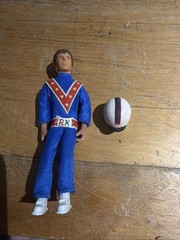 Vintage Ideal 1976 Robbie Knievel Figure W/Helmet & Belt Teenage Stuntman