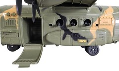 Military 21-Inch Cargo Plane C130 Bomber Bombs 12 Mix Vehicles 50 Army Soldiers