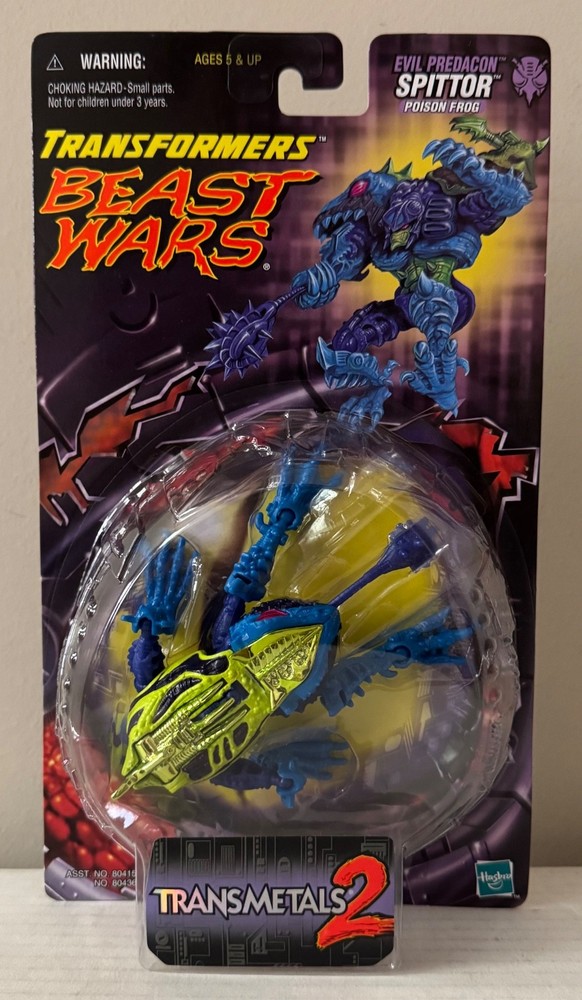 Beast Wars Transformers Transmetals 2 Spittor Hasbro 1999