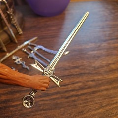 Miniature Swords For Action Figures- METAL ~ 10 Pieces ~ 2-4 Inch Blades