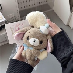 Sanrio Bunny Field Furry Caramel Rabbit Doll Cute Cartoon Sweet Plush Toy Gifts
