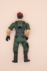 Vintage Action Figures Lot: Original Toy Island & Polish Action Force Evanplast