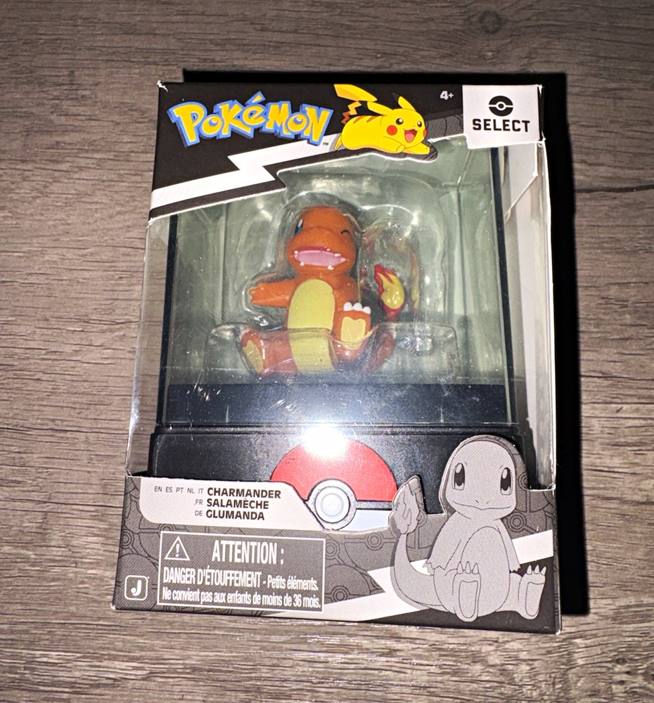 Jazwares Pokémon Select Series 9 Charmander Plastic Figure Boxed (2025)
