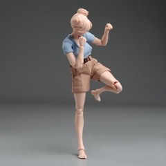 Romankey X COWL 1/12 Female Soldier Figure 6inch Pale Skin Joint Body Model Toys