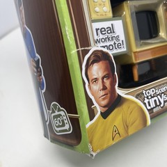 Tiny TV Classics Star Trek Collectible TV with Real Working Remote NEW SEALED