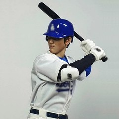 KUMIK Shohei Ohtani Japanese Male Baseball Player 12in Action Figure Doll Model
