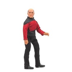 Star Trek Captain Picard Mego 8-Inch Action Figure Sci-Fi Series on card back