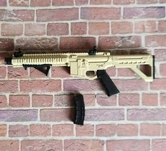 Valaverse Action Force AR Assault Rifle With Removable Clip & Barrel Effect