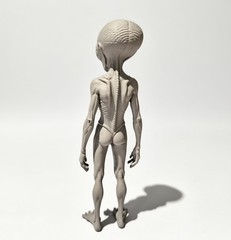 In Vivo 17 Inspired Alien Figurine 18cm Hand Painted Disclosure Day Collectible
