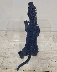 Vintage 1984 Imperial Knights & Daggers 10″ Blue Sabertooth Komodo Dragon