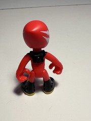Red Black Yellow Superhero Cartoon Action Figure Plastic Toy