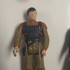 Kenner M.A.S.K. Bruce Sato/Matt Trakker Rhino Action Figures W/ short masks.