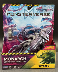 MonsterVerse Godzilla Figure Set Titanus Scylla, Mothra, Titan X & Ion Dragon