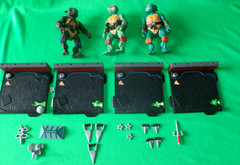 Teenage Mutant Ninja Turtles REMASTERED Figures and parts incomplete