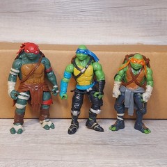 Teenage Mutant Ninja Turtles 2010s Movies Action Figures Lot Of 3 TMNT