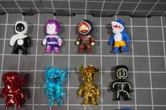 Lot of 20 Stumble Guys Mini Figures Rares Metallic Translucent Barbie DIRAMIX