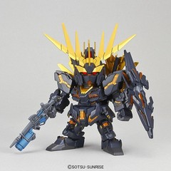 SD EX-Standard RX-0 Unicorn Gundam Banshee Norn (Destroy) Model Kit, Dark Gra…