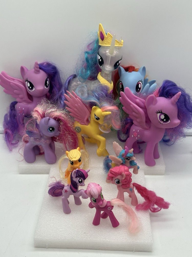 My Little Pony Lot Of 11 Assorted Ponies Hasbro 2008-2017