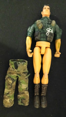Lanard Toys 12″ Soldier Action Figure 2003 Molded on Top