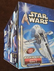 Star Wars Jango Fett’s Slave 1 Ship Attack Of The Clones Kamino Mandalorian New