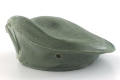 Vintage Stony Smith Marx Beret Hat Cap Accessories Army Green Military Toy S169