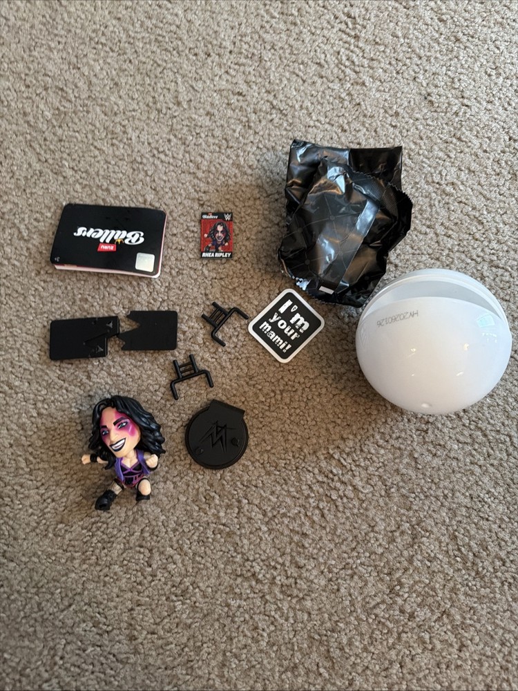 Zuru Ballers Mystery Rare WWE Rhea Ripley Action Pose 2026 Breakaway Table