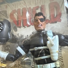 Marvel Legends Series IV Punisher and Punisher Error Nick Fury all w/ Comic