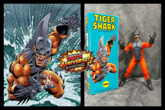 Custom 8″ Mego Scale Namor Sub-mariner Todd Arliss Tiger Shark! Action Figure