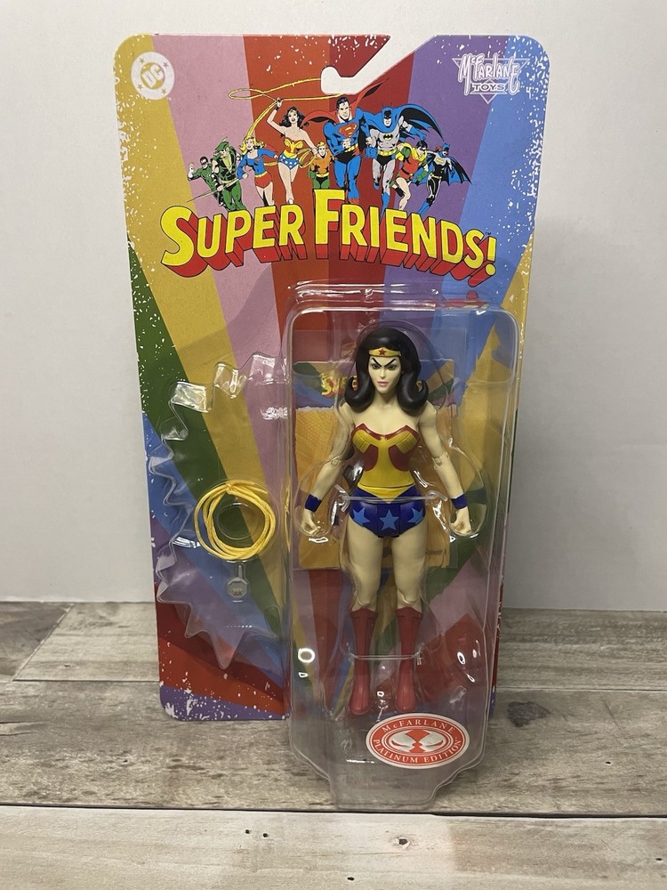 McFarlane DC Super Friends Evil Wonder Woman Platinum Edition Action Figure NEW