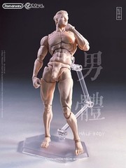 Romankey 1/12 Super Flexible Body Head Action Figure Joint Doll Male Model Toy