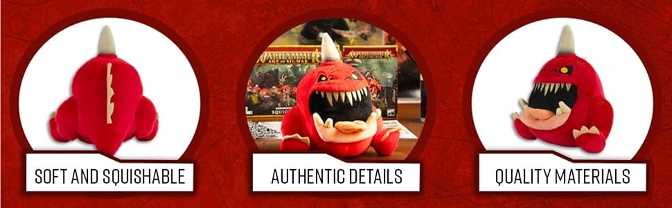 Warhammer 40k TOMY Gnasha-Squig 7-in. Plush New in wrap