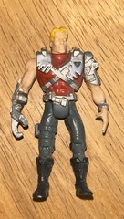 Vintage Toy Biz Battle Builders Razor Mini Figure Toy 1996 Hurricane