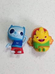Kidrobot The Heroes of Burgertown Lot Of 2 Figures John Burgerman