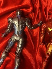 Marvel Legends Iron Man movie Figure Lot 6 Inch 2008 2002 Stealth Spiderman Dark