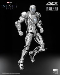 Threezero – Marvel: The Infinity Saga – DLX – Iron Man Mark 2 (Chrome Edition) A