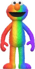 Super 7 Sesame Street – ReAction Figures Exclusive – Elmo (Rainbow)