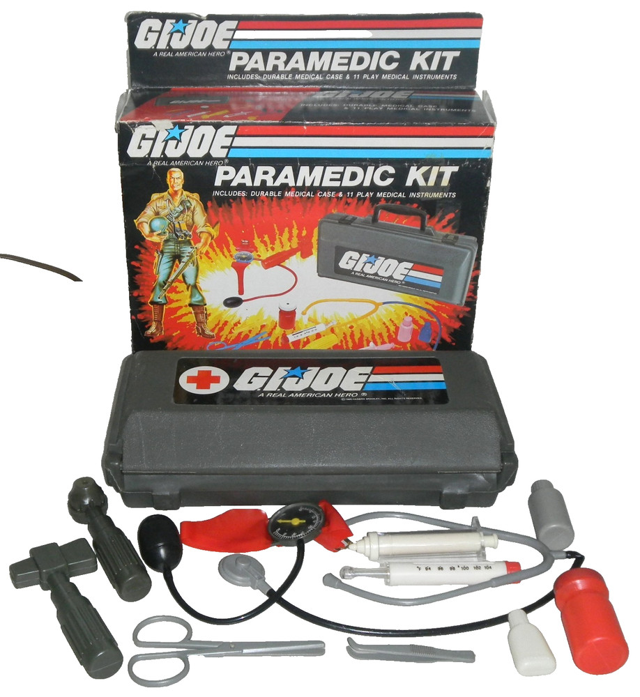 Vintage 1985 Paramedic Kit NASTA Duke G.I. GI Joe Complete in Box Medic Doctor
