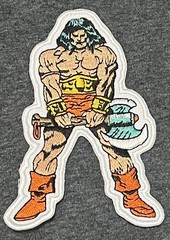 CONAN the BARBARIAN embroidered figure Patch action destroyer Warrior He-Man