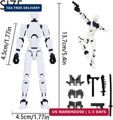 2026 New Assembly Completed-Titan 13 Action Figure,Dummy Robot 13 Action Figures