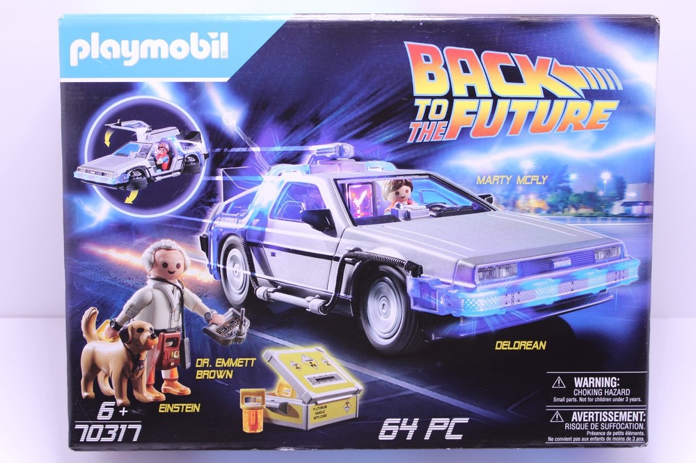 2020 Playmobil 70317 Back to the Future BTTF DeLorean Time Machine Set Marty Doc