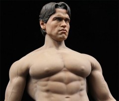 1:6 Young Arnold Schwarzenegger Actor Head Sculpt Fit For 12″ M35 Action Figure